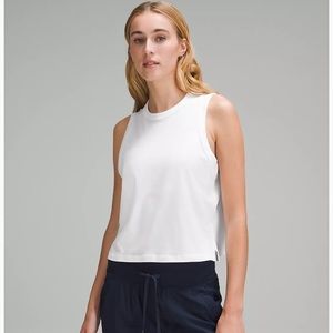Lululemon classic fit, cotton blend tank. NWT, never worn